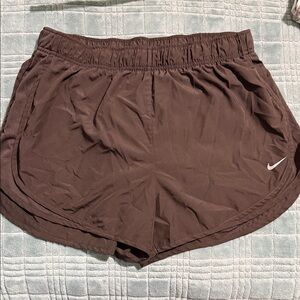 Nike Women's Chocolate Brown Athletic Shorts